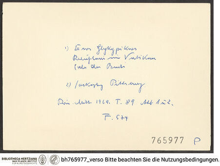 Rückseite von bh765977_recto