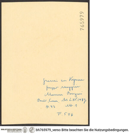 Rückseite von bh765979_recto