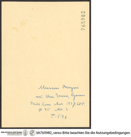 Rückseite von bh765982_recto
