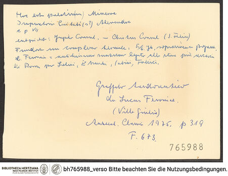 Rückseite von bh765988_recto