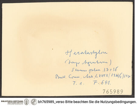 Rückseite von bh765989_recto