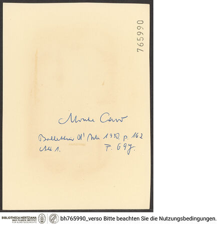 Rückseite von bh765990_recto