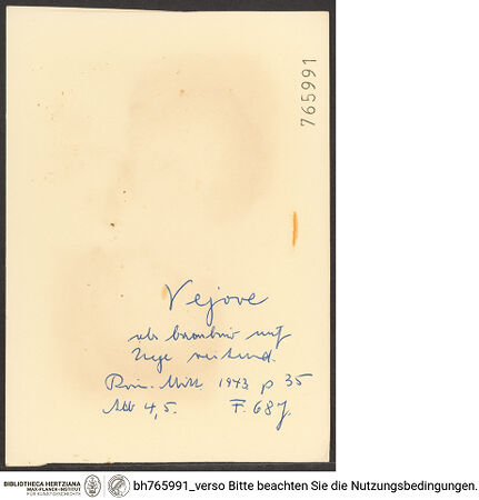 Rückseite von bh765991_recto