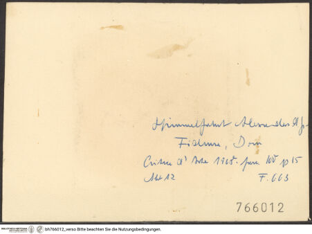 Rückseite von bh766012_recto