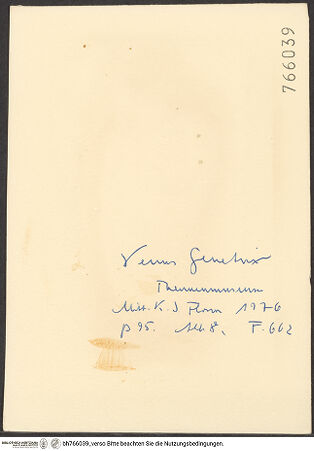 Rückseite von bh766039_recto