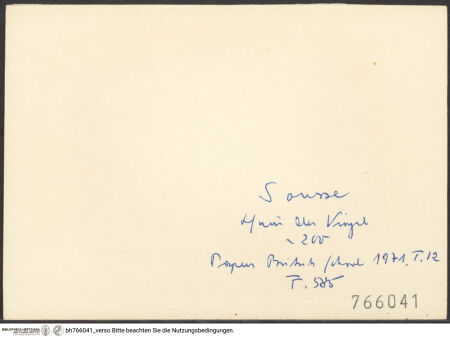 Rückseite von bh766041_recto