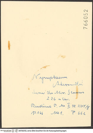 Rückseite von bh766052_recto