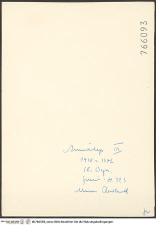 Rückseite von bh766093_recto