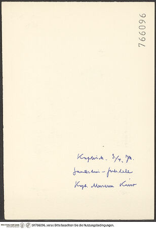 Rückseite von bh766096_recto