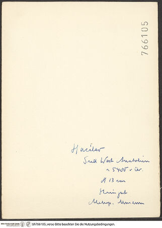 Rückseite von bh766105_recto