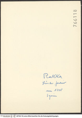 Rückseite von bh766118_recto