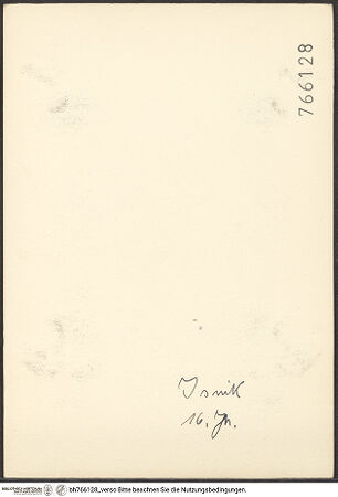 Rückseite von bh766128_recto