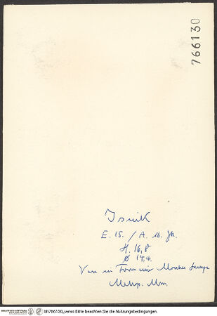 Rückseite von bh766130_recto