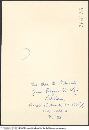 Rückseite von bh766135_recto