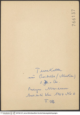 Rückseite von bh766137_recto