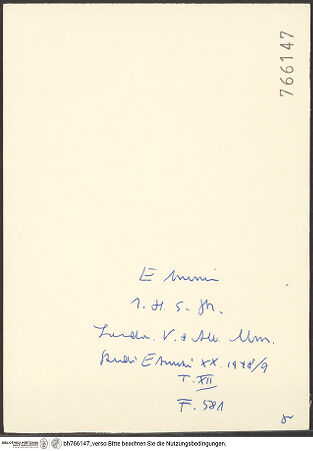 Rückseite von bh766147_recto