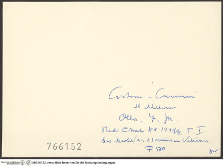 Rückseite von bh766152_recto