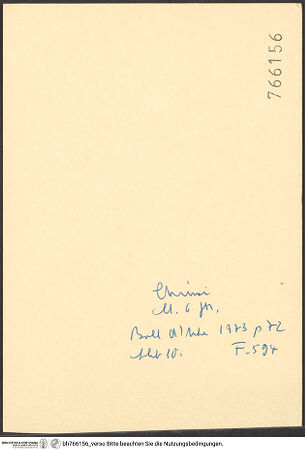 Rückseite von bh766156_recto