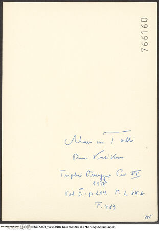 Rückseite von bh766160_recto