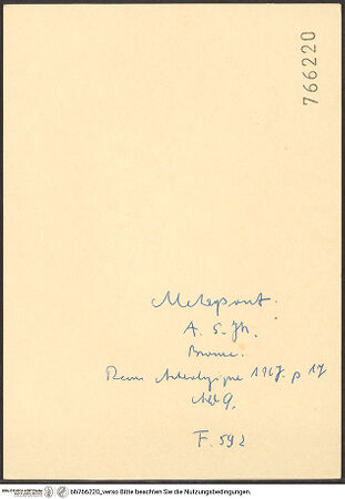 Rückseite von bh766220_recto