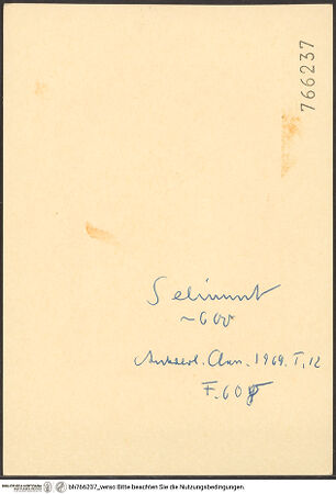 Rückseite von bh766237_recto