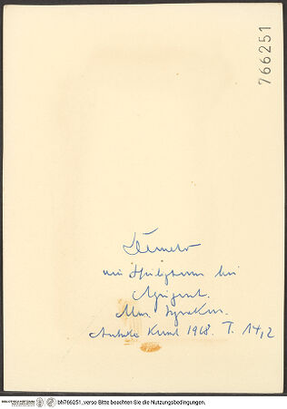 Rückseite von bh766251_recto