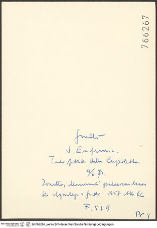 Rückseite von bh766267_recto