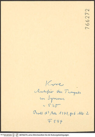 Rückseite von bh766272_recto