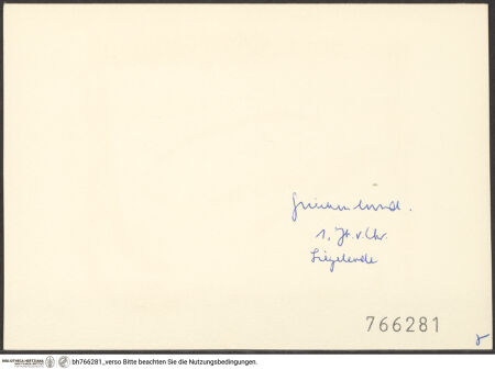 Rückseite von bh766281_recto