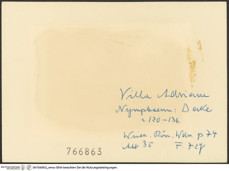 Rückseite von bh766863_recto