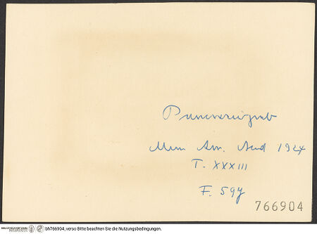 Rückseite von bh766904_recto