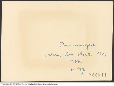 Rückseite von bh766911_recto