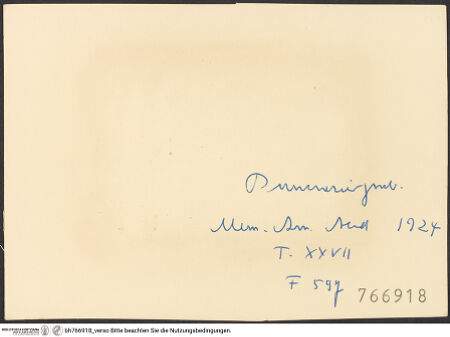 Rückseite von bh766918_recto