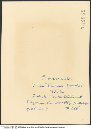 Rückseite von bh766965_recto