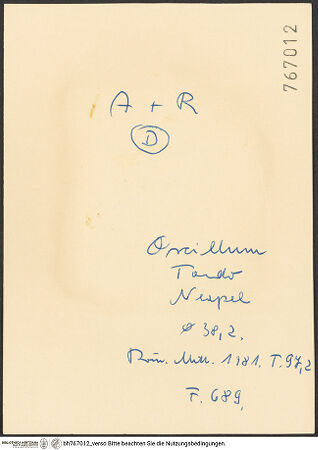 Rückseite von bh767012_recto