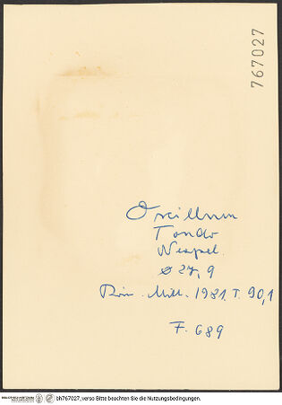 Rückseite von bh767027_recto