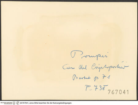 Rückseite von bh767041_recto