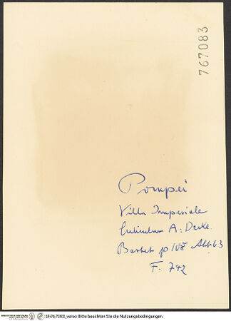 Rückseite von bh767083_recto