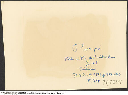 Rückseite von bh767097_recto