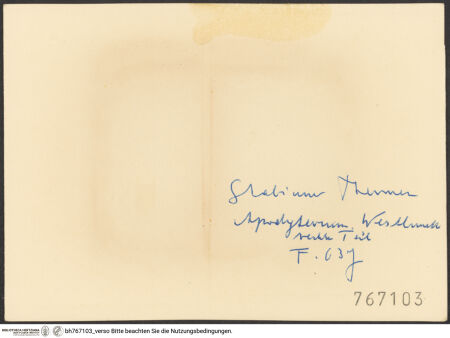 Rückseite von bh767103_recto