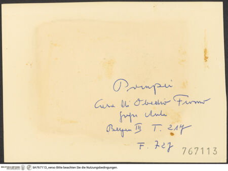 Rückseite von bh767113_recto