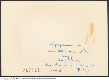 Rückseite von bh767123_recto