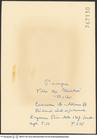 Rückseite von bh767130_recto