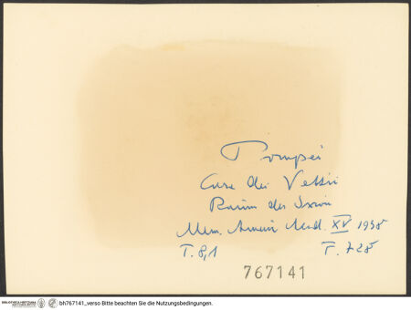 Rückseite von bh767141_recto