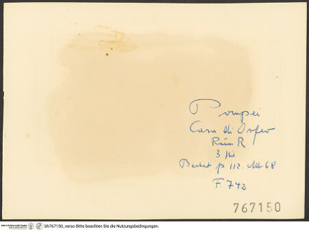 Rückseite von bh767150_recto