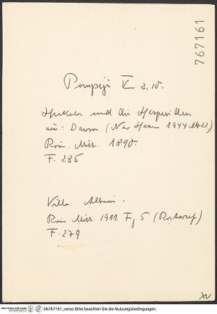 Rückseite von bh767161_recto