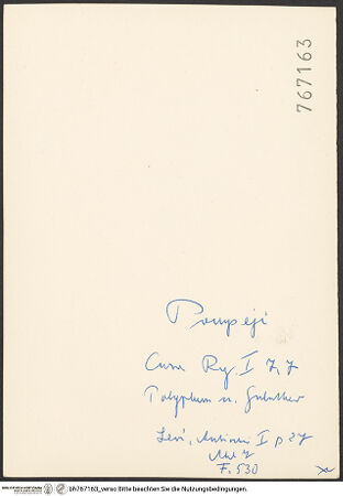 Rückseite von bh767163_recto