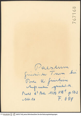 Rückseite von bh767168_recto