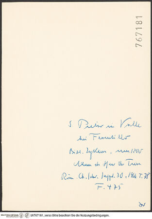 Rückseite von bh767181_recto