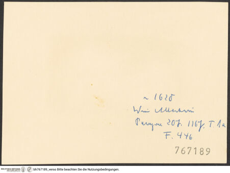 Rückseite von bh767189_recto